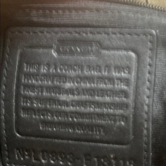 Black Coach Signature Canvas and leather lar… - Picture 6 of 9